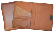 British tan leather journal book covers
