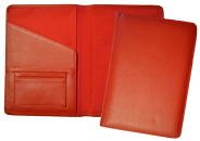 Red leather journal covers
