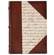 Leather Calligraphy Paper Bound Journal