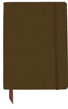 Brown pocket journal book