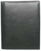 Black Leather Padfolio Cover