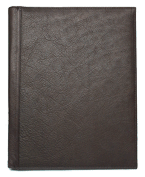 Brown Padded Leather Padfolio Cover