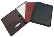 Cowhide Leather File Folder with Pen