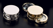 Silver and Chrome Plated Paper Weights