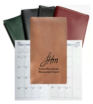 Faux Leather Monthly Organizer Planners