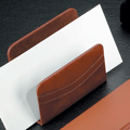 Tan Leather Letter Holder
